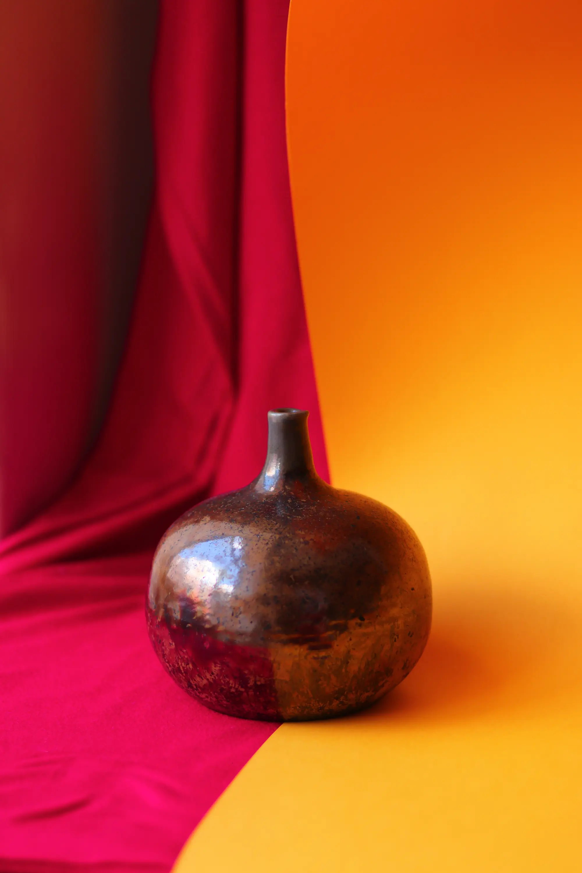 Florero Raku — imagen 1